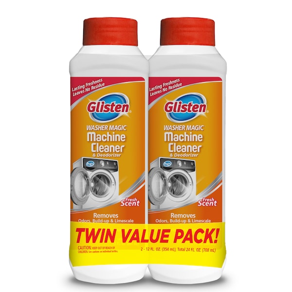 Glisten Washer Magic Washing Machine Cleaner & Deodorizer, PK2 WM03NSS Zoro